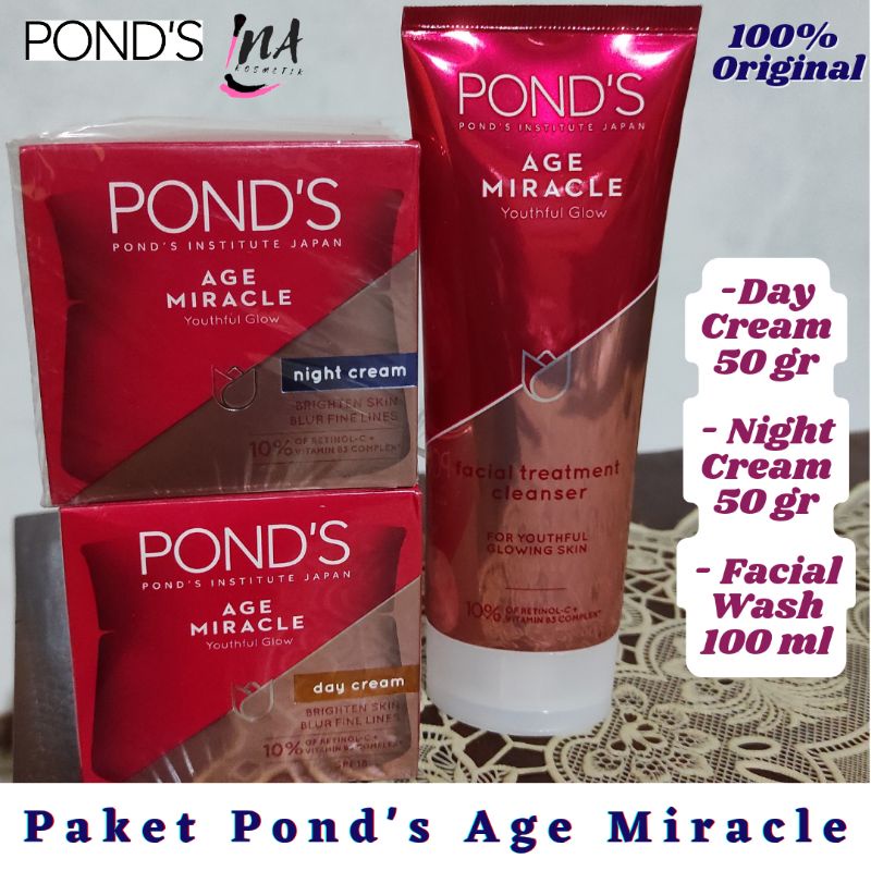 Paket Ponds Age Miracle 3 in 1