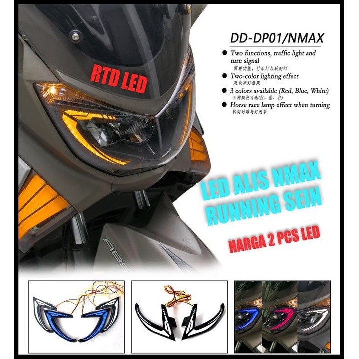 Lampu Senja Nmax Drl Led Nmax Lampu Sein Nmax R069