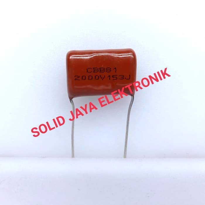 CAPASITOR MILAR 153 J 2000V KAPASITOR MYLAR 15N 15 N 153J 2KV 15 NANO 2000 V KAPASITOR MILAR