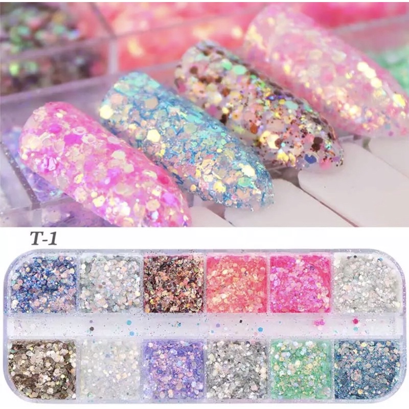 NAIL ACCESORIES - GLITTER BUBUK AKSESORIS KUKU