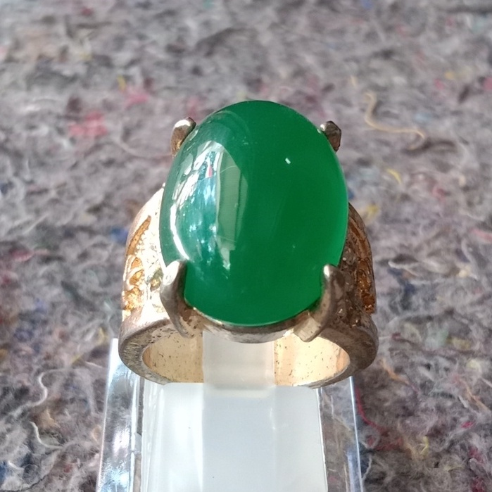 Cincin Batu Akik Bacan Cina