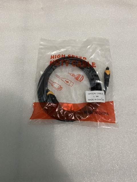 KABEL OPTIC 3m HOME THEATER KE TV AUDIO OPTIK OPTICAL KE OPTIKAL PANJANG 3meter 3 meter