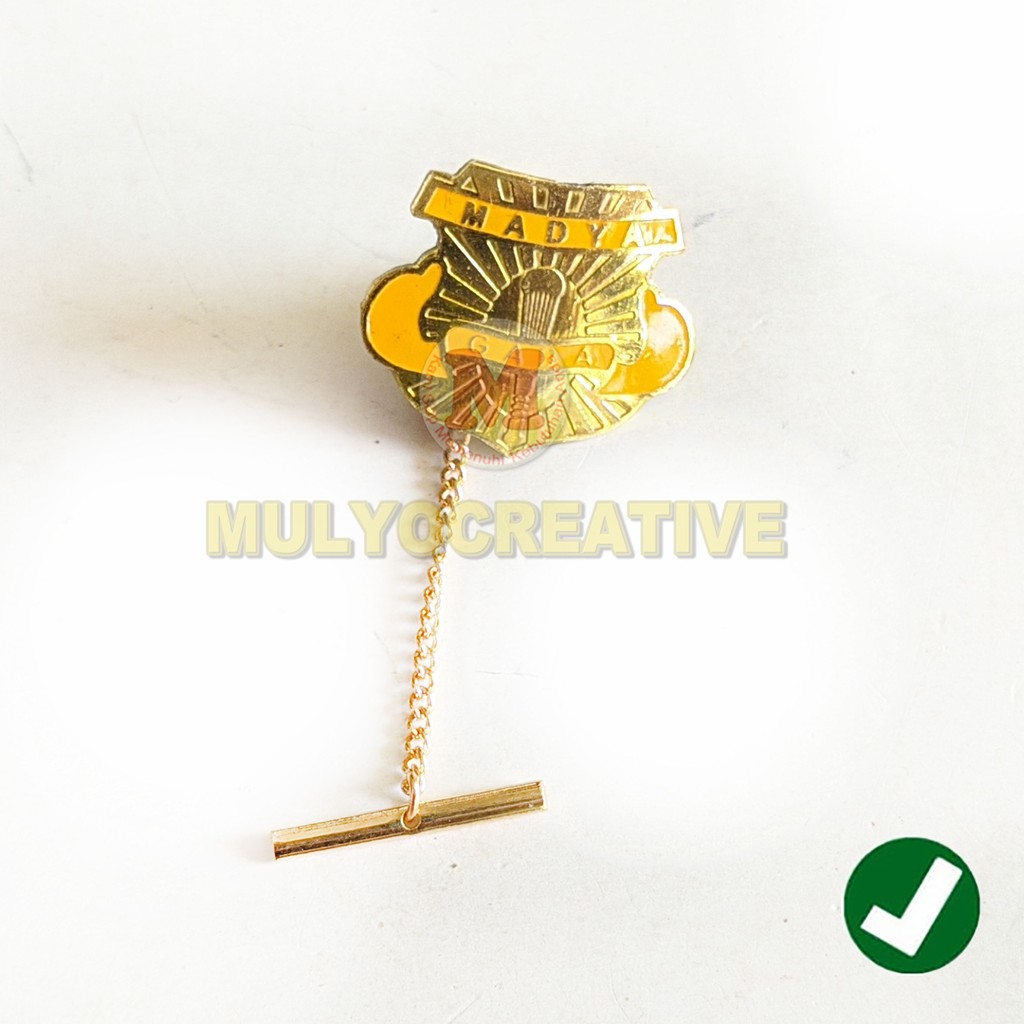 Pin Kerah Gada Madya Pengait Jambu Rantai Pin Satpam Murah