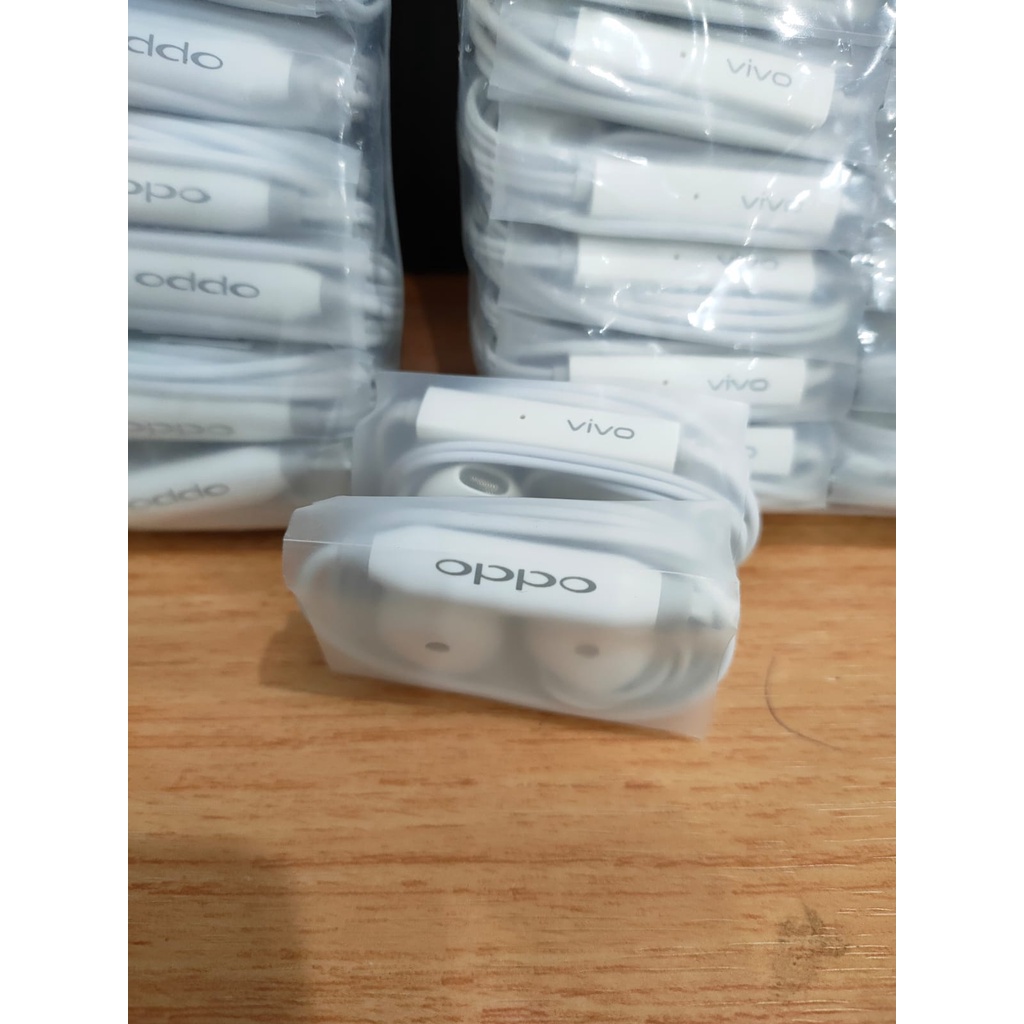 Handfree Original  Copotan Oppo dan ViVO 100% Ori Oppo VIvo hf ori Oppo vivo