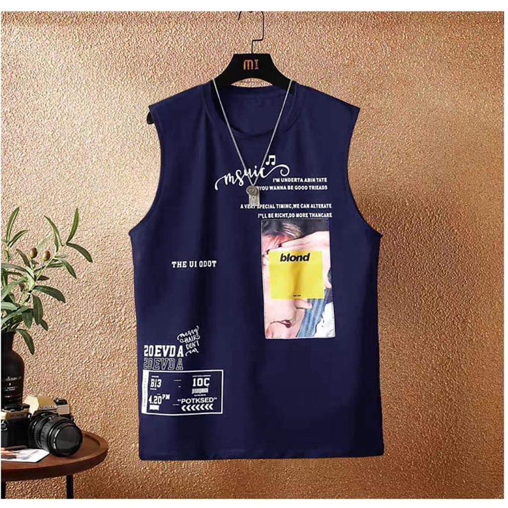 POLILE781 / KAOS SINGLET EVDA / singlet oblong / fashion cowok / terlaris / terbaru