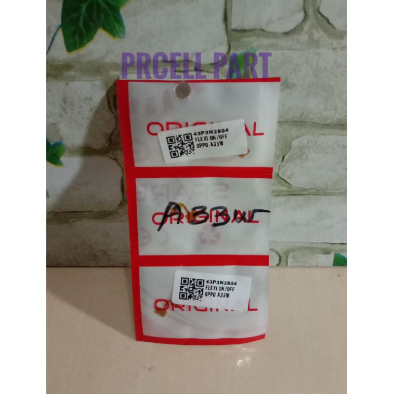 Tombol-flexibel on off  oppo  a33w-neo7-tombol power oppo a33w-tombol dalam oppo a33w