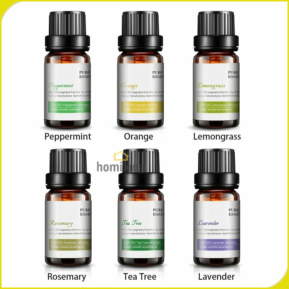 Pure Essential Fragrance Oils Minyak Aromatherapy Diffusers 10ml 6 PCS KBAYBO K E2