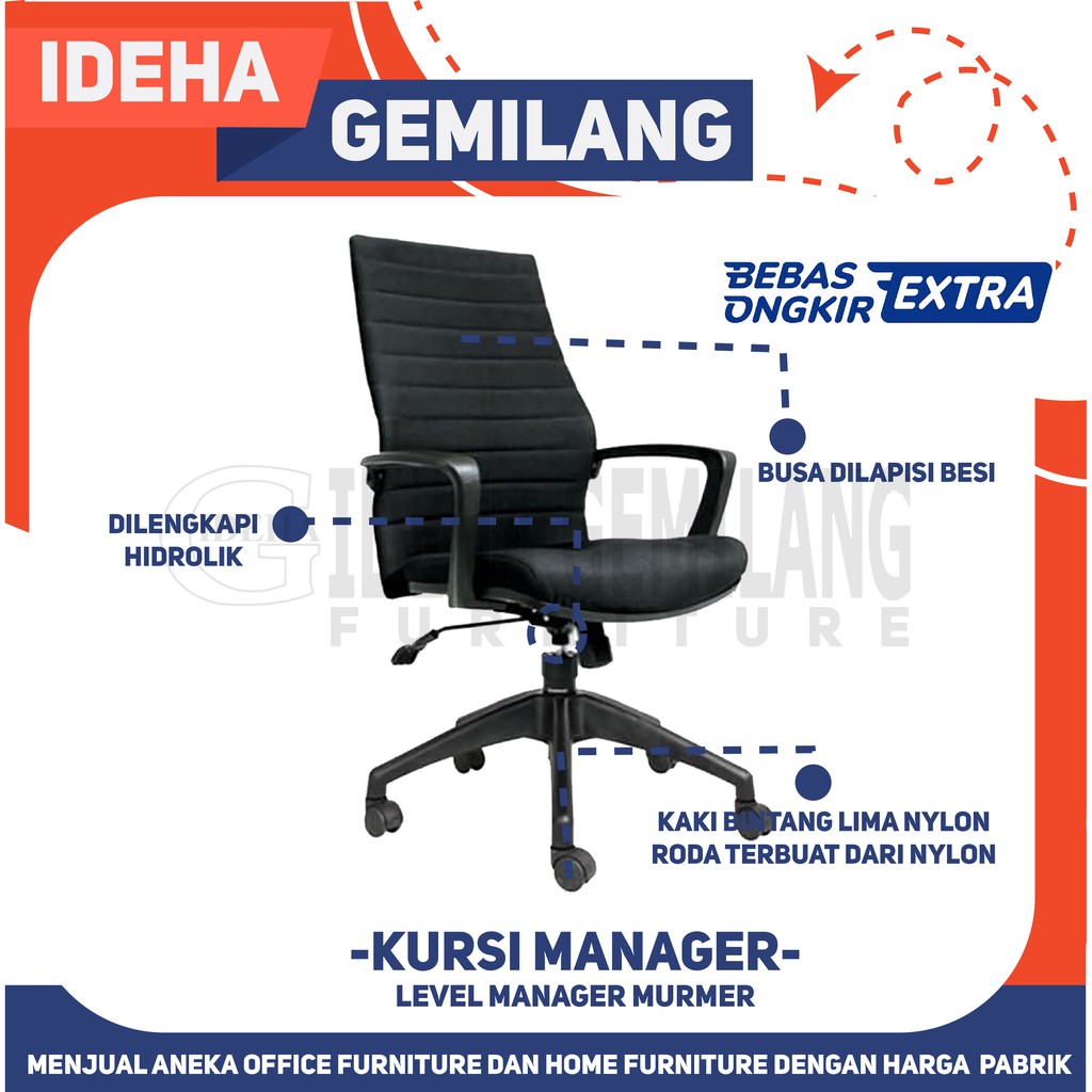 Kursi Kerja Manager Luxor