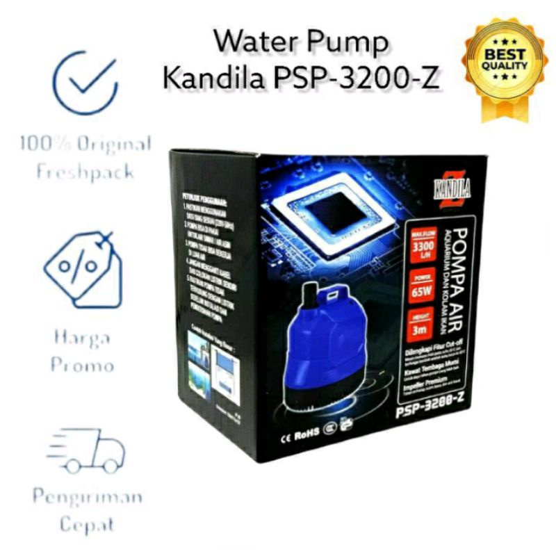 Pompa Air Celup Aquarium Low Watt kandila psp 3200 Z psp3200Z psp 3200Z