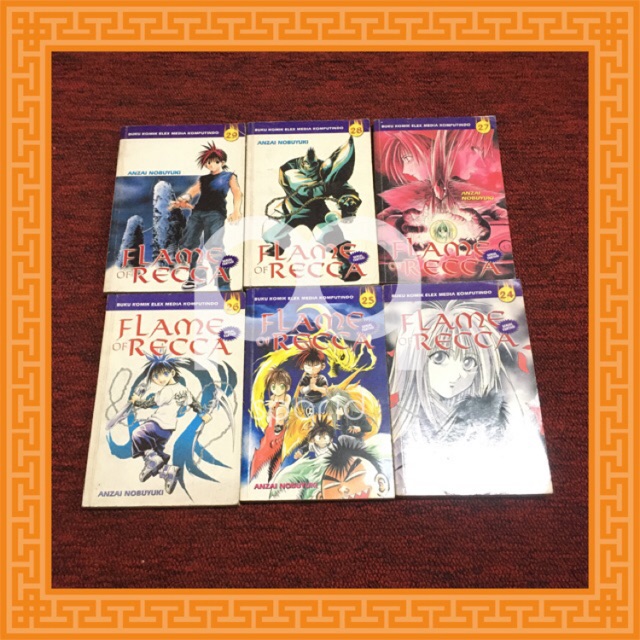 Komik Flame of Recca Vol. 24-29 Paket + Vinland Saga Vol. 7 + Detective Conan Vol. 6