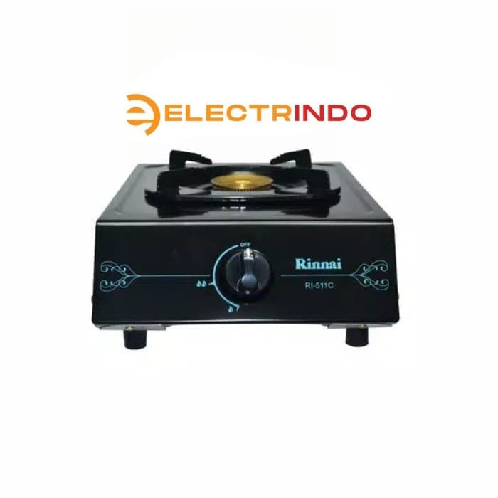 Kompor Gas Rinnai 1 Tungku Ri 511 C Ri 511C Ri511C Rinai Satu Tungku