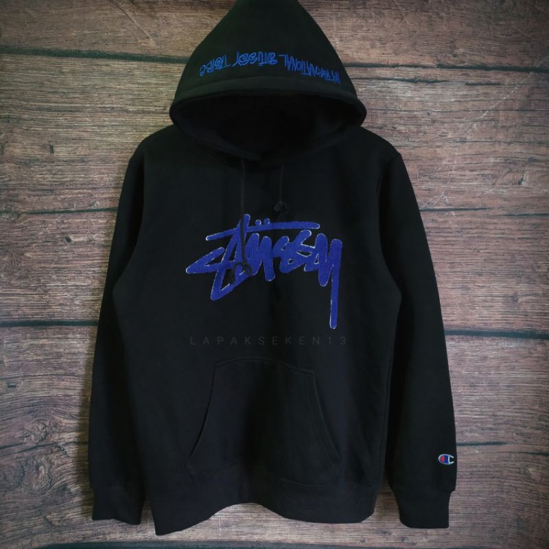Hoodie Stussy x Champion