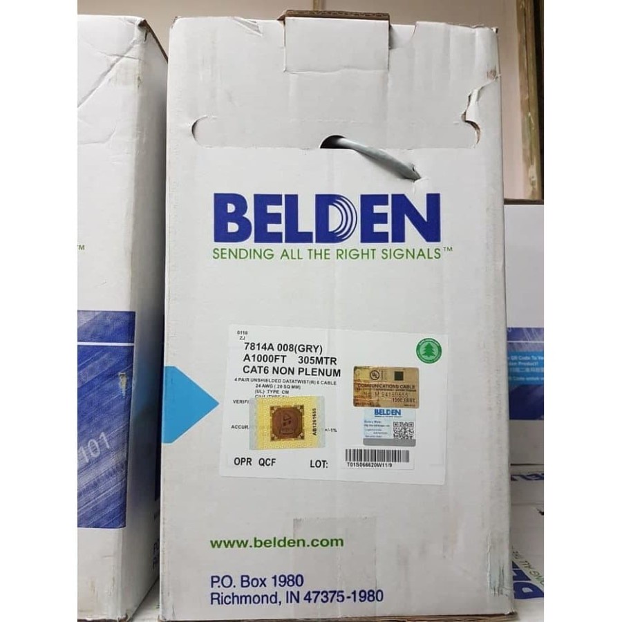 Kabel UTP cat 6 belden 7814A / belden cat 6 / kabel data cat 6/cat6