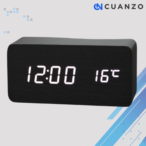 Jam Alarm LED Wood / Jam Meja Alarm Alaram Bunyi Digital LED Karakter Aesthetic Unik DekorasI Kamar Belajar Kantor Classic Klasik Charger 3d Lampu Minimalis Mewah Nyala USB Weker / Jam Digital Hias Meja kayu LED 3D Unik Aesthetic Weker Alarm Clock Murah