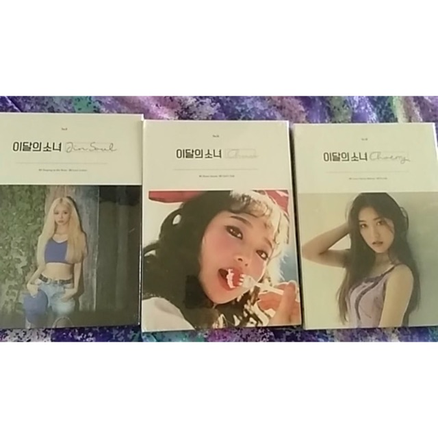 (SEALED) LOONA - SOLO ALBUM (JINSOUL CHUU CHOERRY)