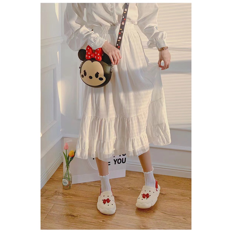 【New】FRS Home Penggunaan di rumah musim panas gadis jantung lubang sepatu non-slip kamar mandi memak