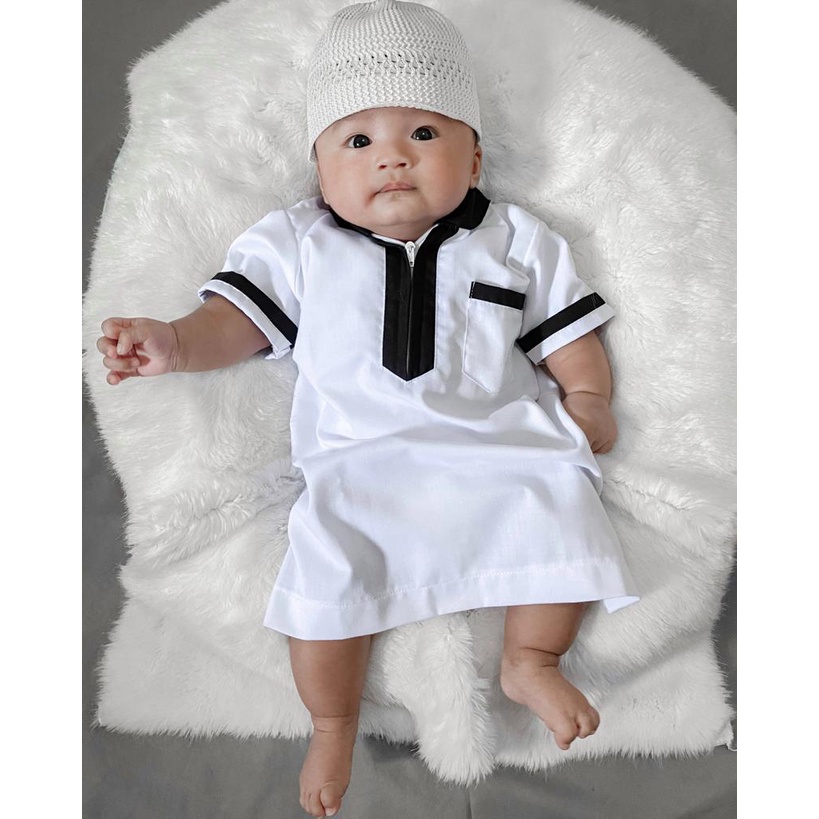 (BONUS PECI BAYI) Baju Gamis Koko bayi Kurta bayi Baju gamis Jubah Baju Muslim Model Gamis Koko Bayi Laki-Laki Turki Pakistan Gamis Jubah Arab Anak  Koko Bayi Aqiqah  Qomis baby balita  Baju muslim bayi aqiqah Baju Koko Bayi Newborn Aqiqah | jubah gamis