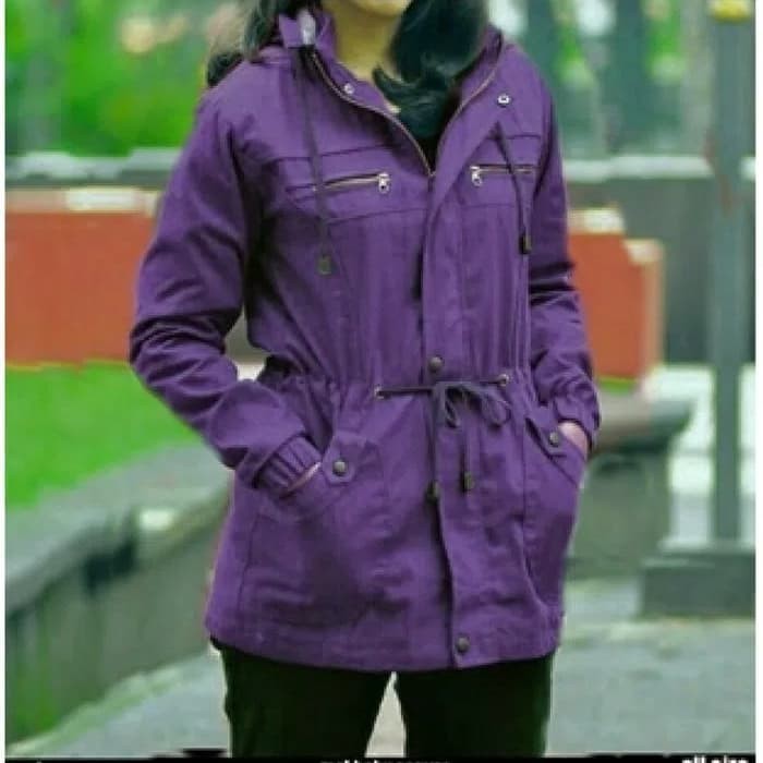 Jaket Parka Wanita Hoodie Cewek Premium