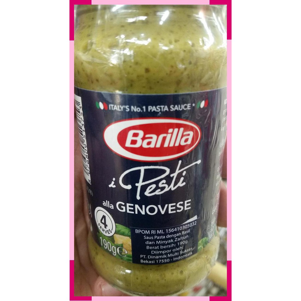 

Barilla | pesti | alla genovese | 190 gram | product of italia