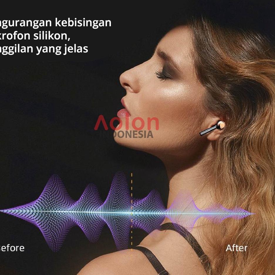 Jual Murah?? Aolon V16 Headset Earphone TWS Earphone Wireless Bluetooth 5.1 516AAZS