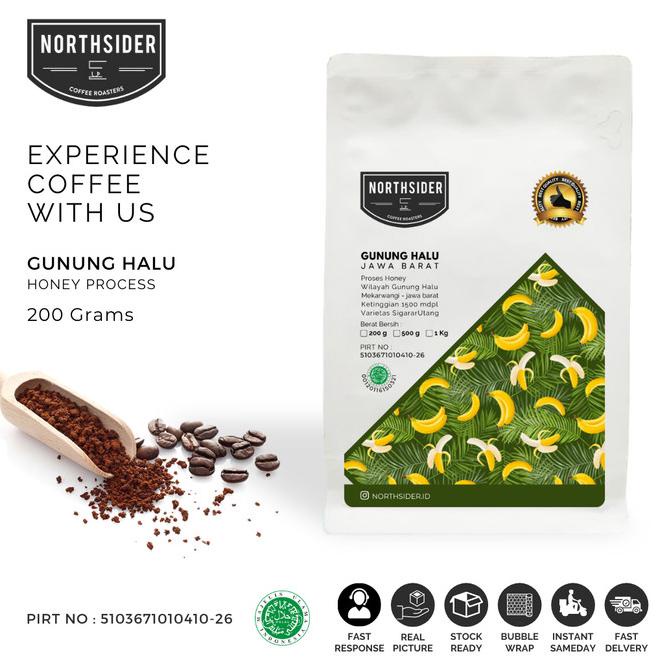 

BIJI KOPI ARABIKA GUNUNG HALU HONEY - 200GR NORTHSIDER COFFEE