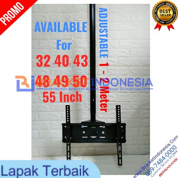 Breket TV Bracket TV Brecket TV Gantung TV Ceiling plafon TV LED LCD