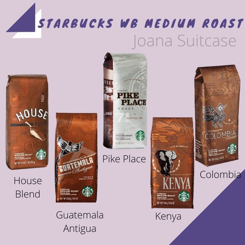Biji Kopi Starbucks Coffee Arabika Arabica Espresso Guatemala Kenya Pike Place House Blend Colombia 
