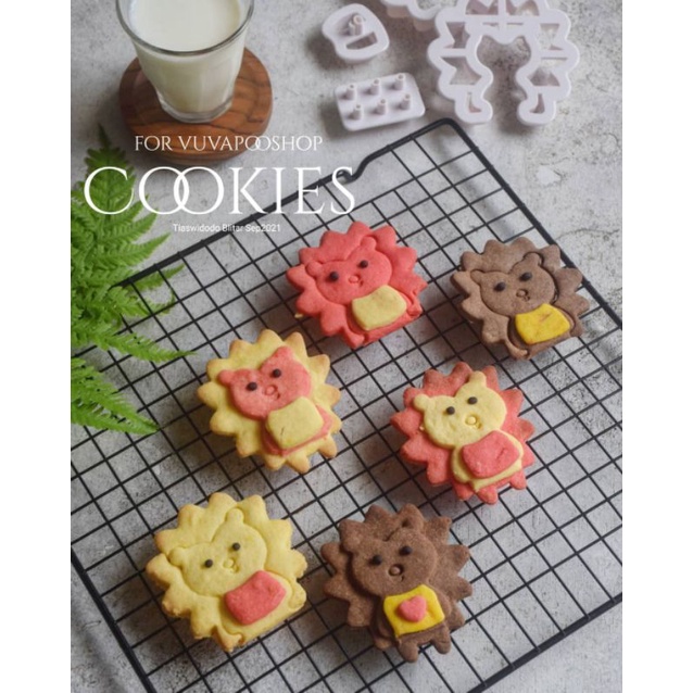 Cetakan Kue Kering Binatang / Cookies Cutter Animal / Cetakan Kue Kering / Cookies Stamp Lucu