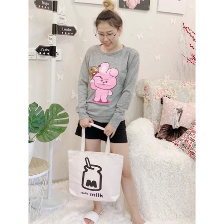 TAS TOTE BAG TAS KARAKTER WANITA IMPORT