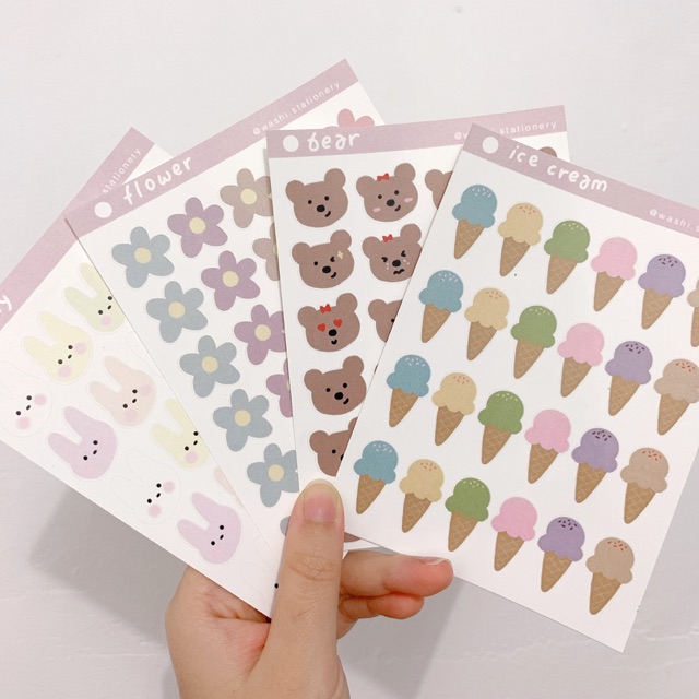 

Sticker simple object by washi washi stationery