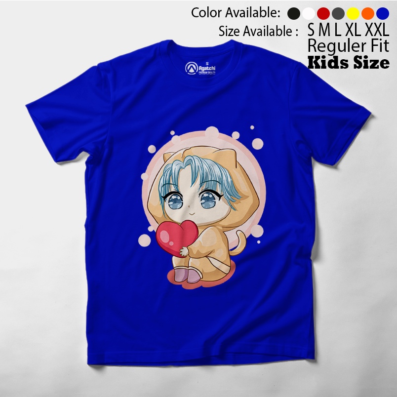 Baju Kaos Atasan Anak Perempuan Anime Girl