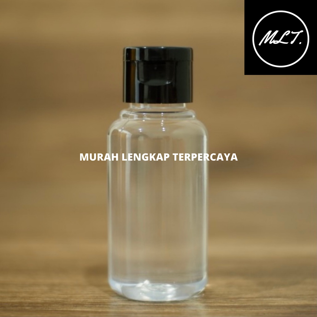 BOTOL 60ML FLIPTOP TUBULAR NATURAL