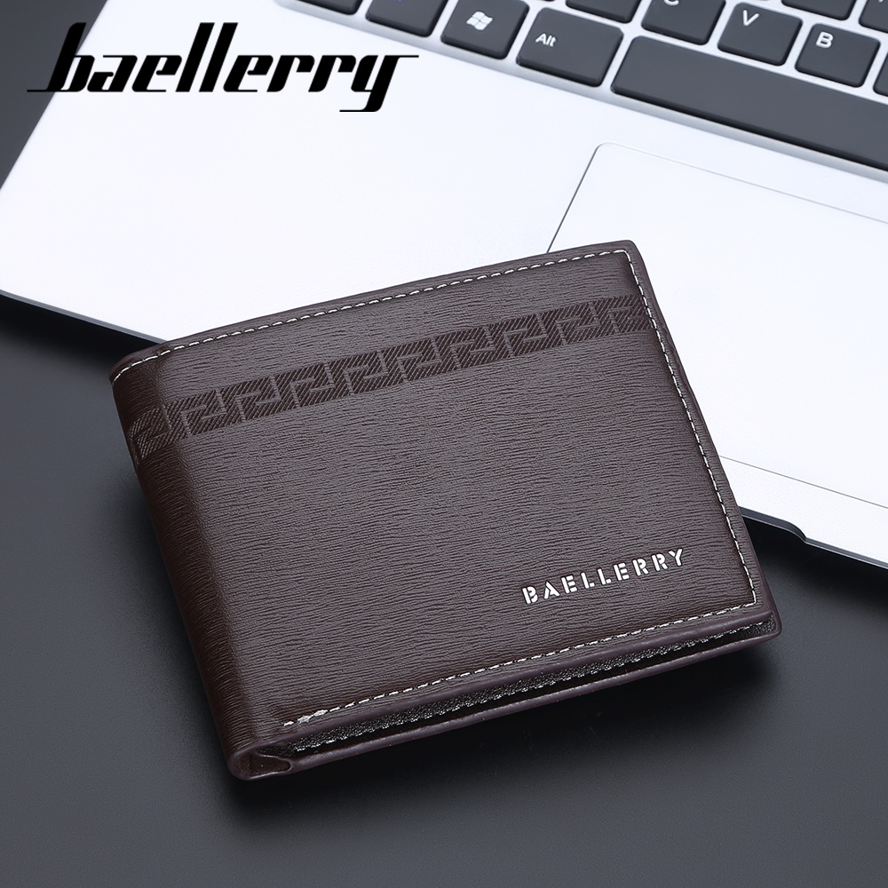 BAELLERRY DR089 Dompet Pria Bahan Kulit PU Leather Premium WATCHKITE WKOS