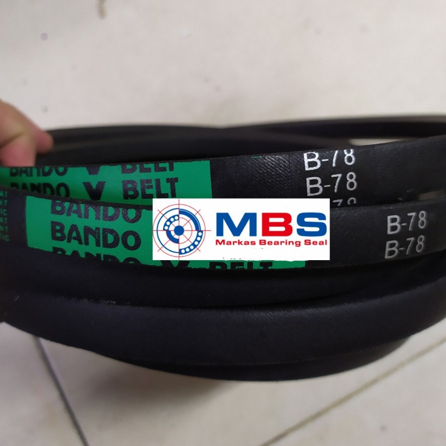 VANBELT TALI KIPAS TYPE B 78 MERK BANDO & MITSUBOSHI B78