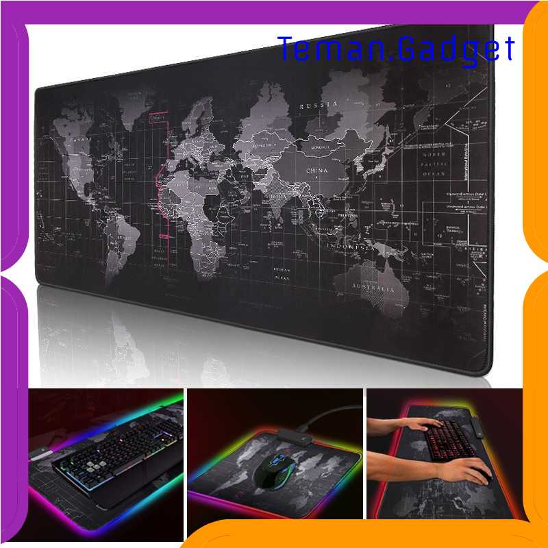 TG-BD iAhead Gaming Mouse Pad XL Peta Dunia + LED RGB - MP10