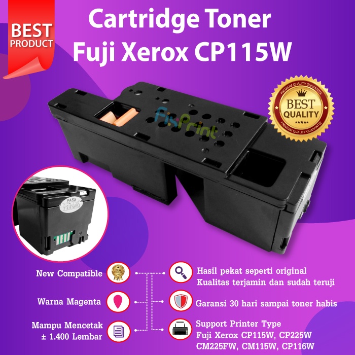 Cartridge Toner Compatible Printer Xerox CP115W CP225W CM225FW CM115W