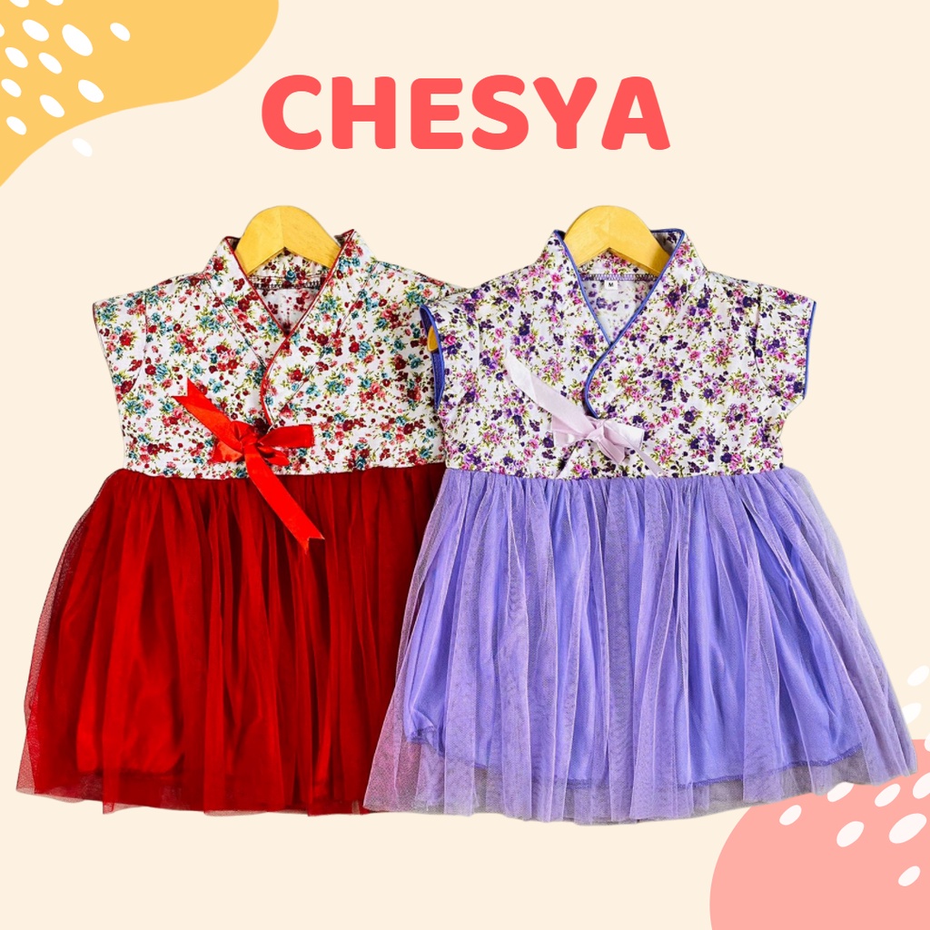 2-5Th DRESS ANAK PEREMPUAN CHESYA DRESS TUTU ANAK DRESS HANBOOK TUTU ANAK