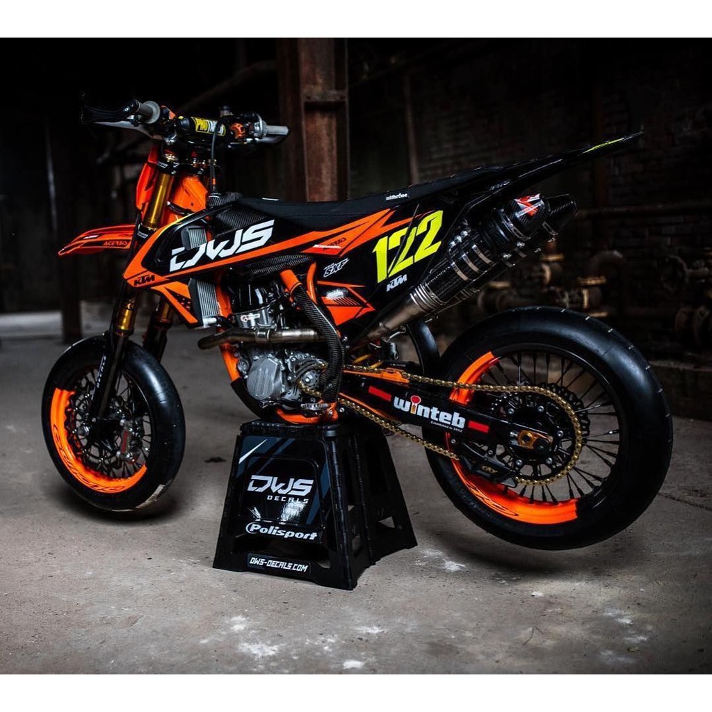 DECAL KTM 250 SIXDAY DECAL SIXDAY STRIPING KTM 250 STRIPING SIXDAY 08