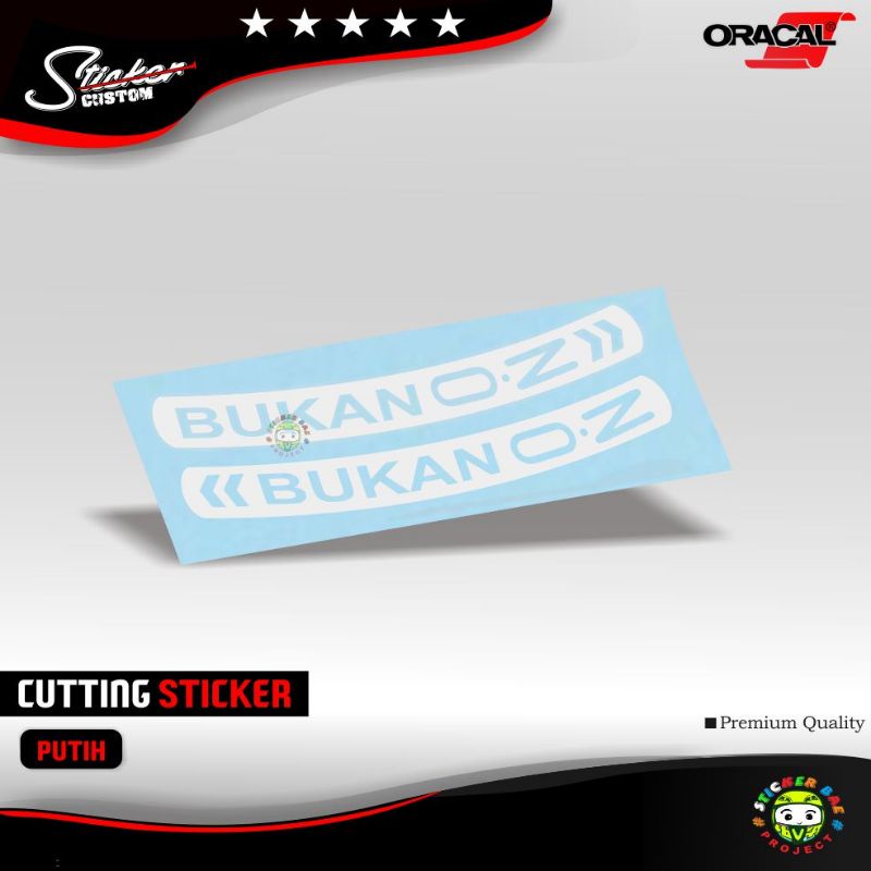 sticker velg bukan oz bahan cutting sticker isi 2pcs