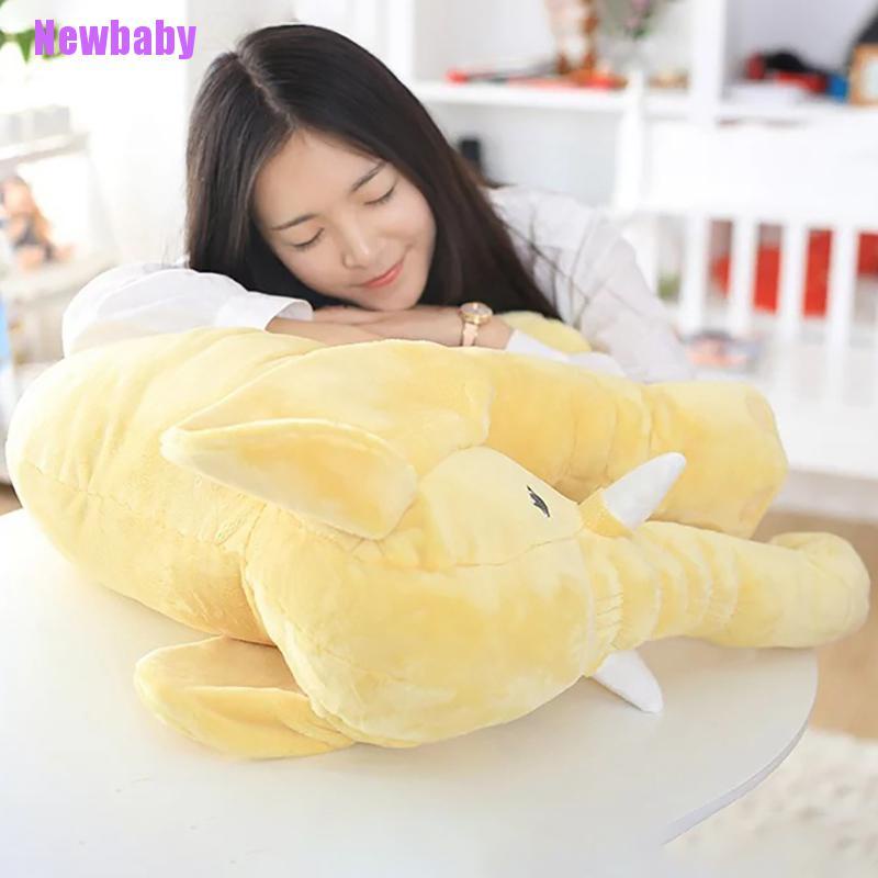 (Newbaby) Mainan Bantal Boneka Stuffed Plush Gajah Untuk Bayi / Anak