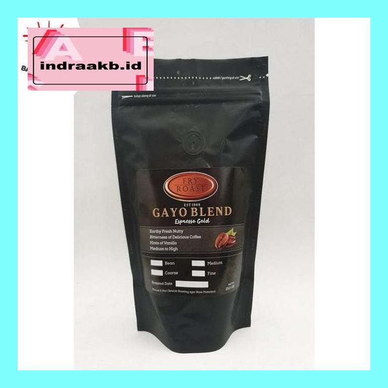 

Kops05X Kopi Gayo Blend Gold 250 Gram (Arabika/Robusta) Biji/Bubuk - Biji Cof05Sc