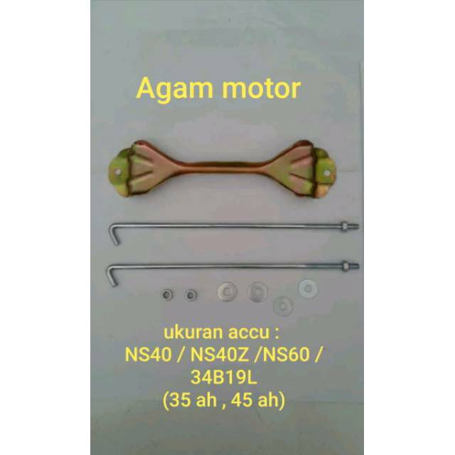 Bracket aki pegangan aki mobil accu NS 40 /NS 60 / 34B19L