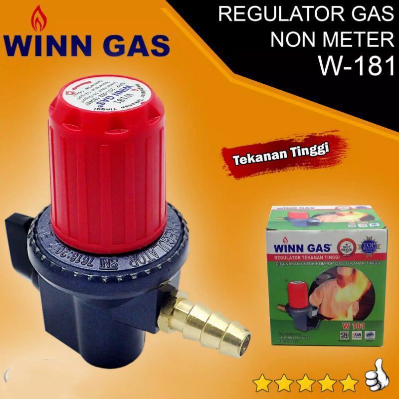 Winn Gas , W 181 NM  , Win Gas . POLIGAS  ,  High Pressure  ,  Regulator Tekanan Tinggi