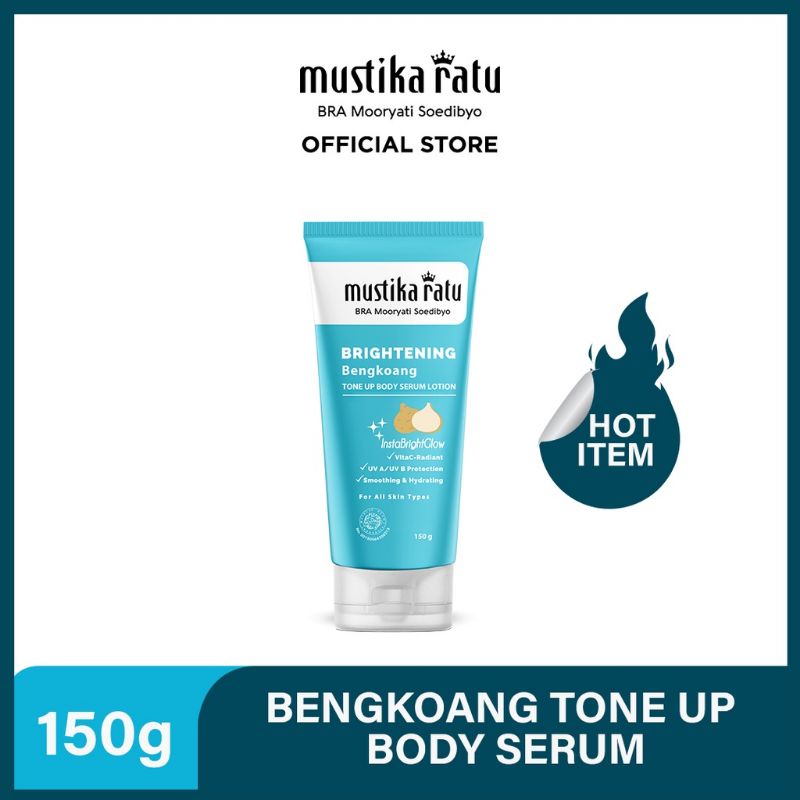 Mustika Ratu Brightening Bengkoang Tone Up Body Serum 150 gr