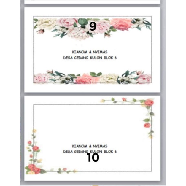 

Amplop kondangan custome isi 100 lembar