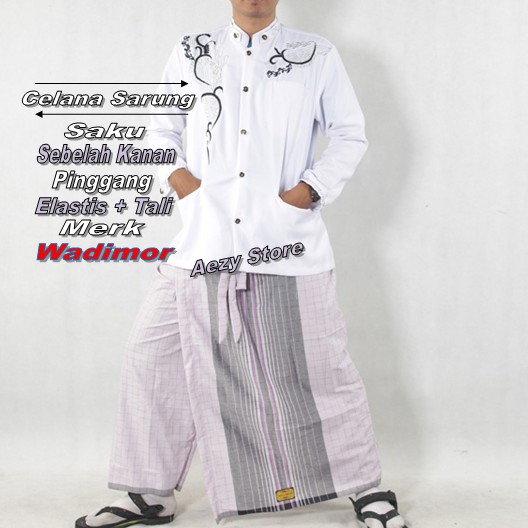 Celana Sarung Wadimor Dewasa - Sarung Celana Instan
