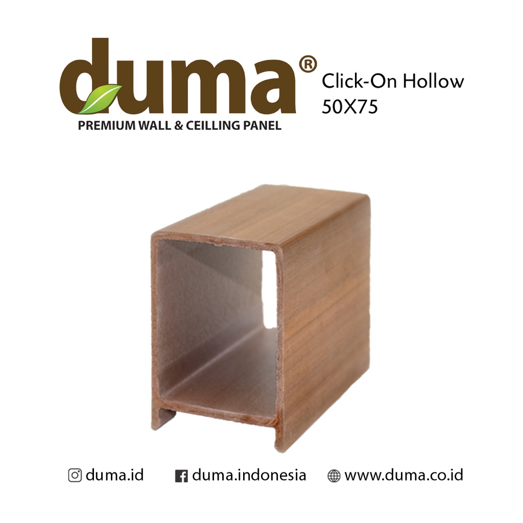 DUMA® CLICK ON HOLLOW 50 x 75 ( DUMA COH )