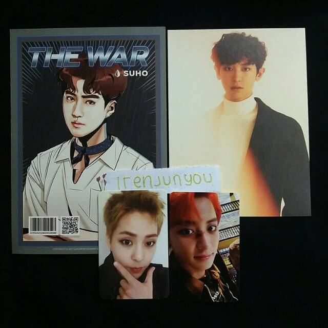 CHANYEOL XIUMIN SUHOKAI LOTTO KOKOBOP FOR LIFE PC PHOTOCARD POSTCARD OFFICIAL