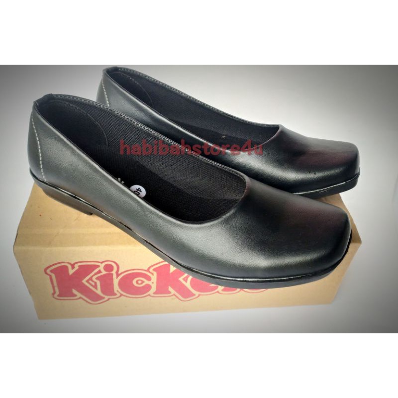 sepatu pantofel wanita kulit 2cm