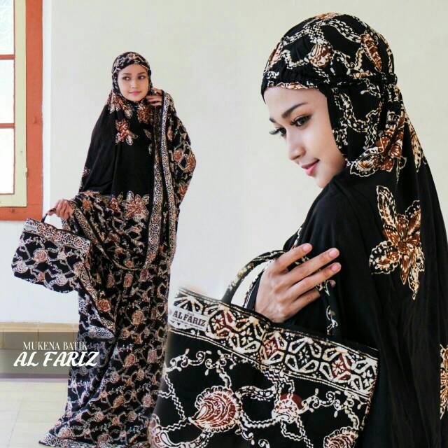 Mukena Batik Kombinasi Cap Dan Tulis Al Fariz Shopee Indonesia
